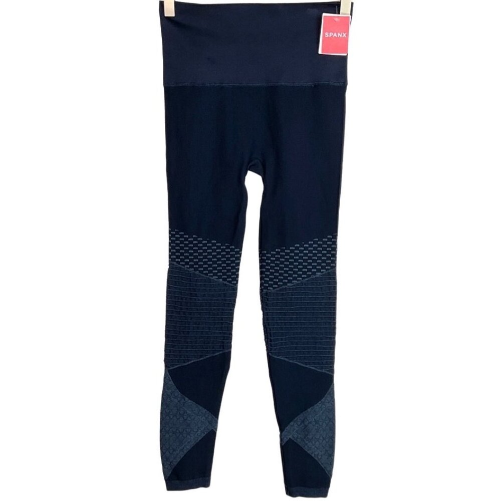 Spanx Indigo Sky Seamless Moto Legging Small New